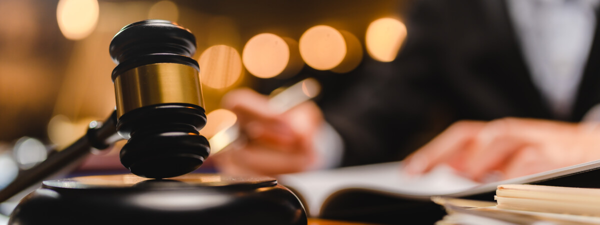 law and authority lawyer concept, judgment gavel hammer in court courtroom for crime judgement legislation and judicial decision, judge having justice of punishment guilt and criminal verdict legal